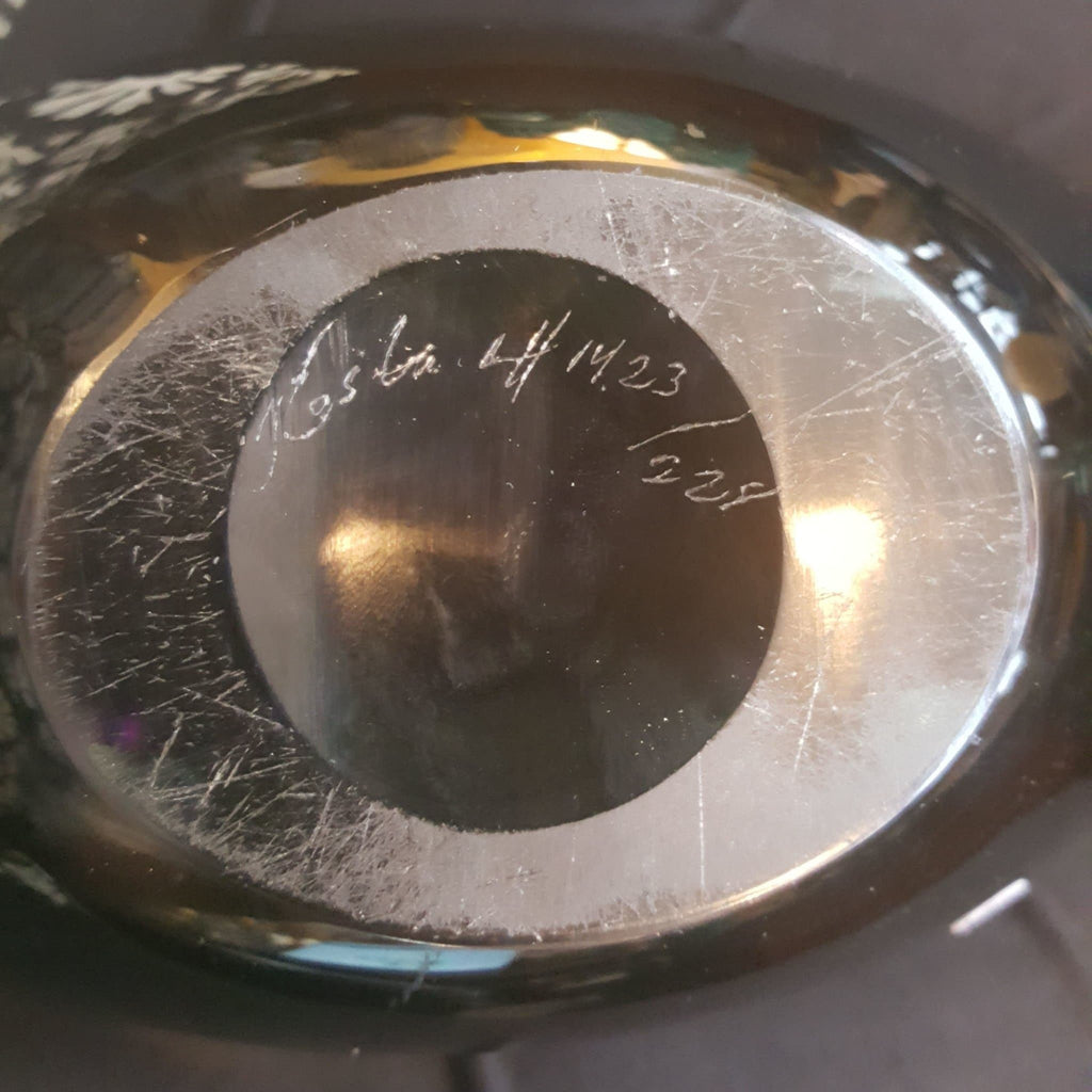 Glass sommerso vase by Vicke Lindstrand for Kosta N2101 - Freeforms