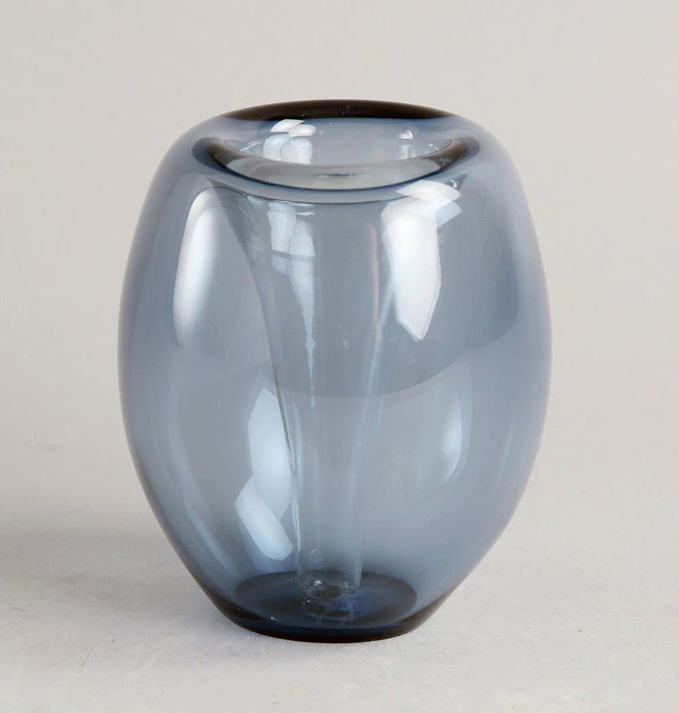 Glass "Taifuuni"vase by Saara Hopea for Nuutajarvi Nottsjo B3707 - Freeforms