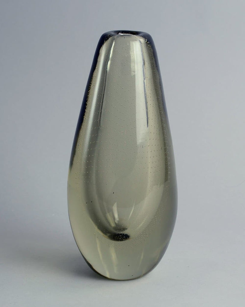 Glass vase by Gunnel Nyman for Nuutäjarvi-Nottsjö A1636 - Freeforms
