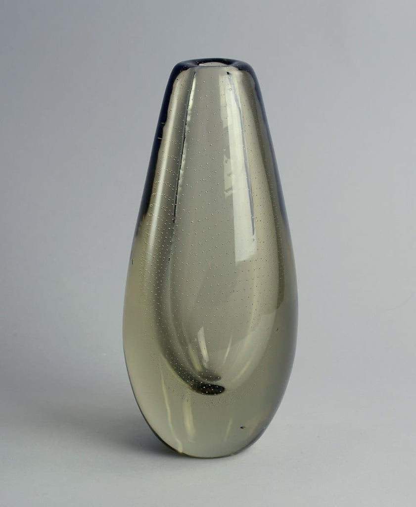Glass vase by Gunnel Nyman for Nuutäjarvi-Nottsjö A1636 - Freeforms