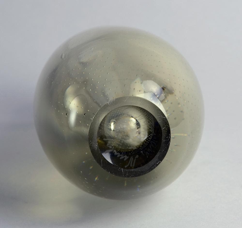 Glass vase by Gunnel Nyman for Nuutäjarvi-Nottsjö A1636 - Freeforms