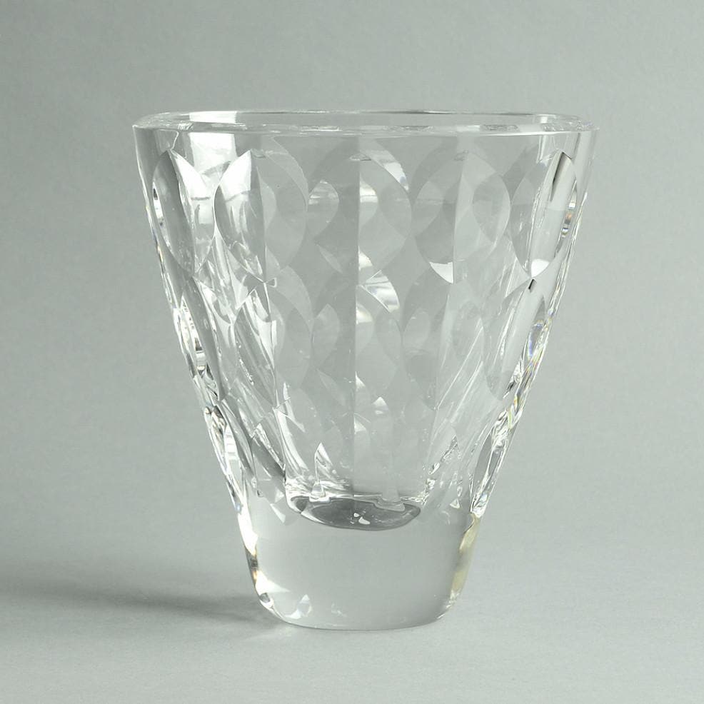 Glass vase by Ingeborg Lundin for Orrefors A1626 - Freeforms