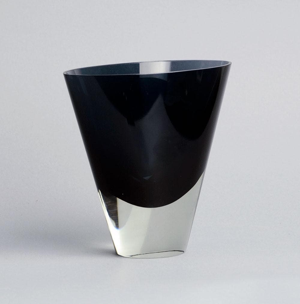 Glass vase by Kaj Franck for Nuutäjarvi-Nottsjö N1152 - Freeforms