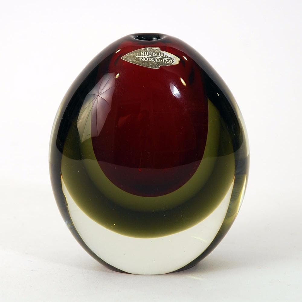 Glass vase by Kaj Franck for Nuutäjarvi-Nottsjö N7504 - Freeforms