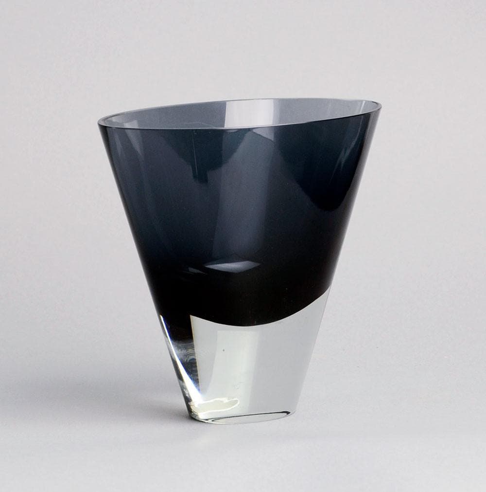 Glass vase by Kaj Franck for Nuutäjarvi-Nottsjö N8427 - Freeforms
