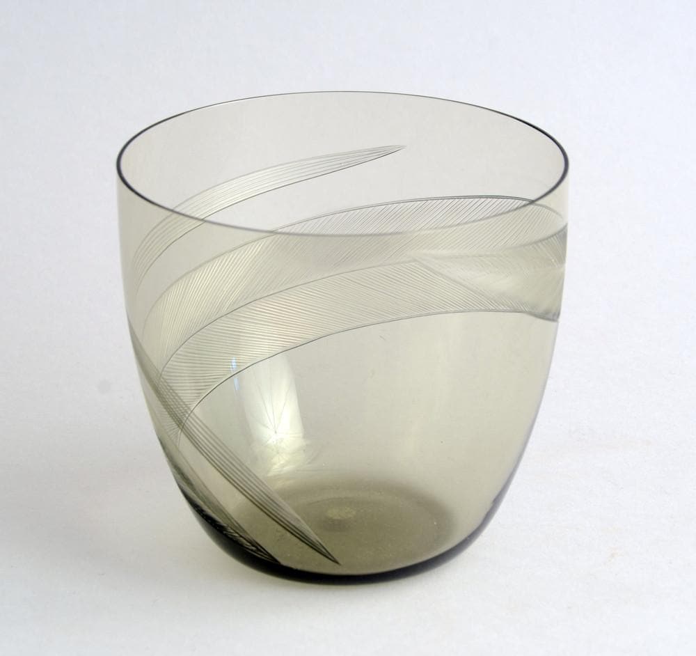 Glass vase by Kaj Franck for Nuutäjarvi-Nottsjö N8856 - Freeforms
