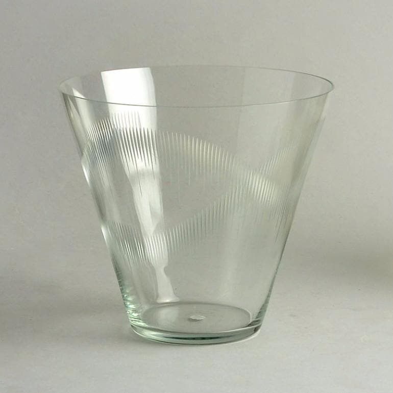 Glass vase by Kaj Franck for Nuutäjarvi-Nottsjö N9282 - Freeforms