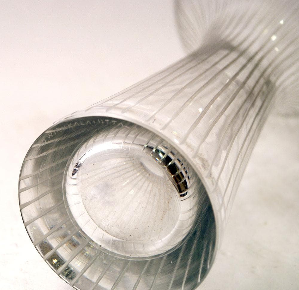 Glass vase by Tapio Wirkkala for Iittala N6491 - Freeforms