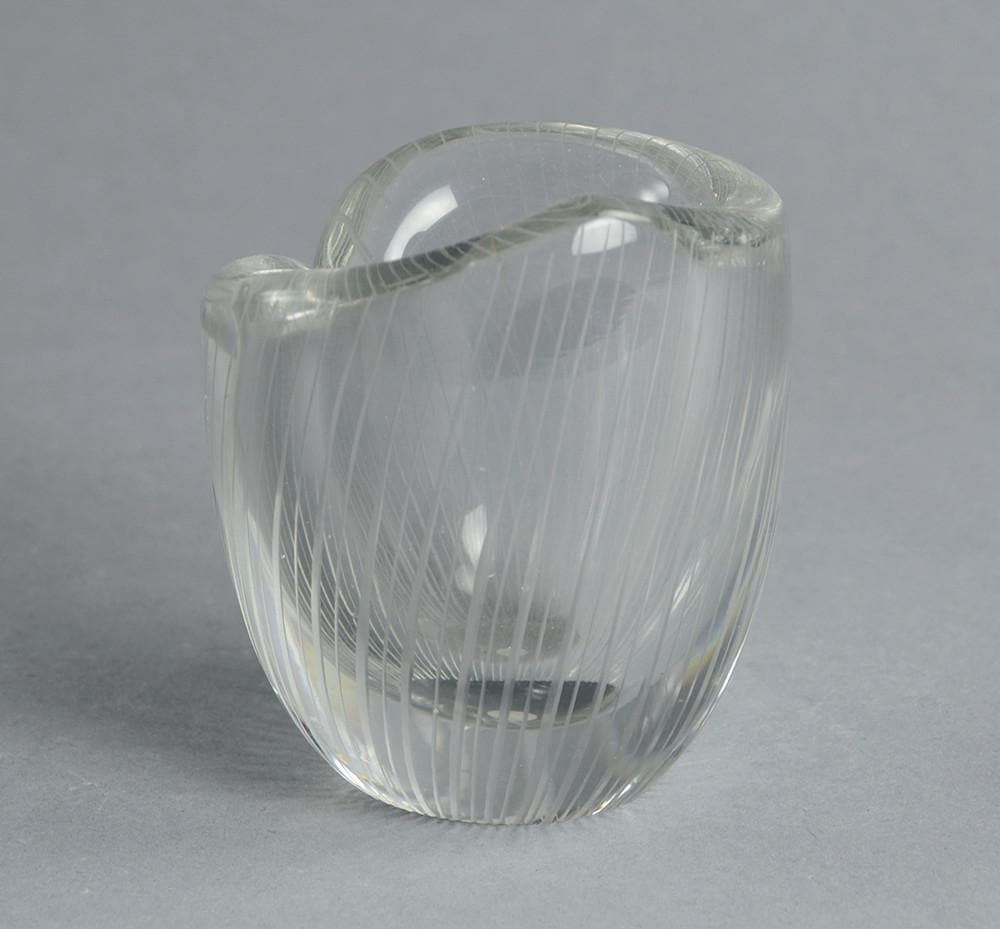 Glass vase by Tapio Wirkkala for Iittala N7941 - Freeforms