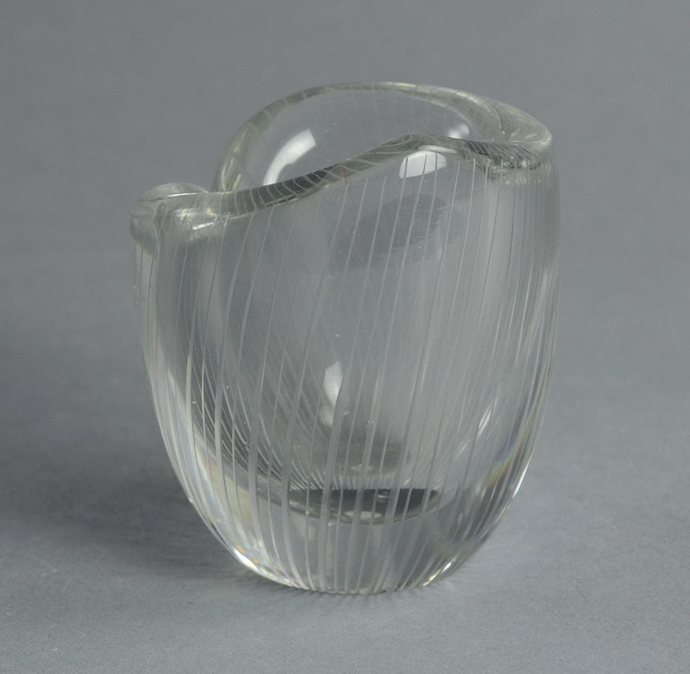 Glass vase by Tapio Wirkkala for Iittala N7941 - Freeforms