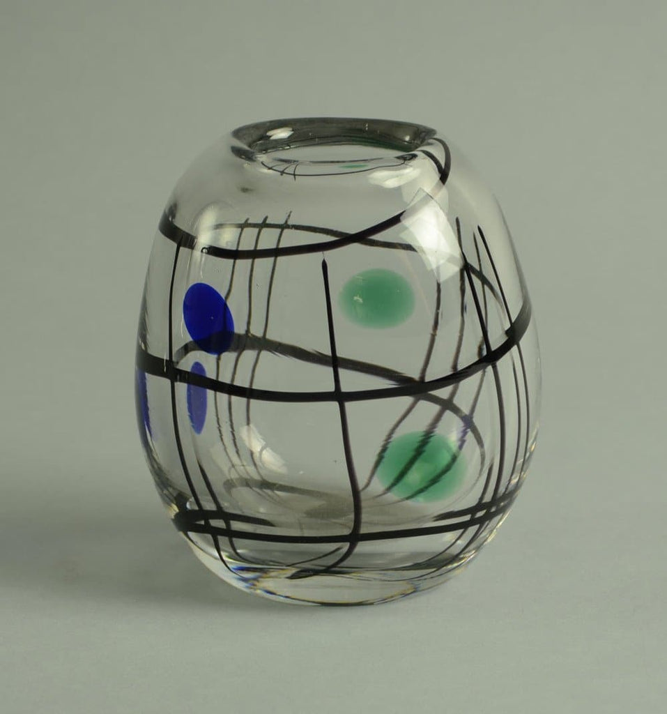 Glass vase by Vicke Lindstrand for Kosta N5328 - Freeforms