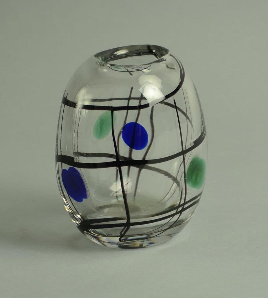 Glass vase by Vicke Lindstrand for Kosta N5328 - Freeforms