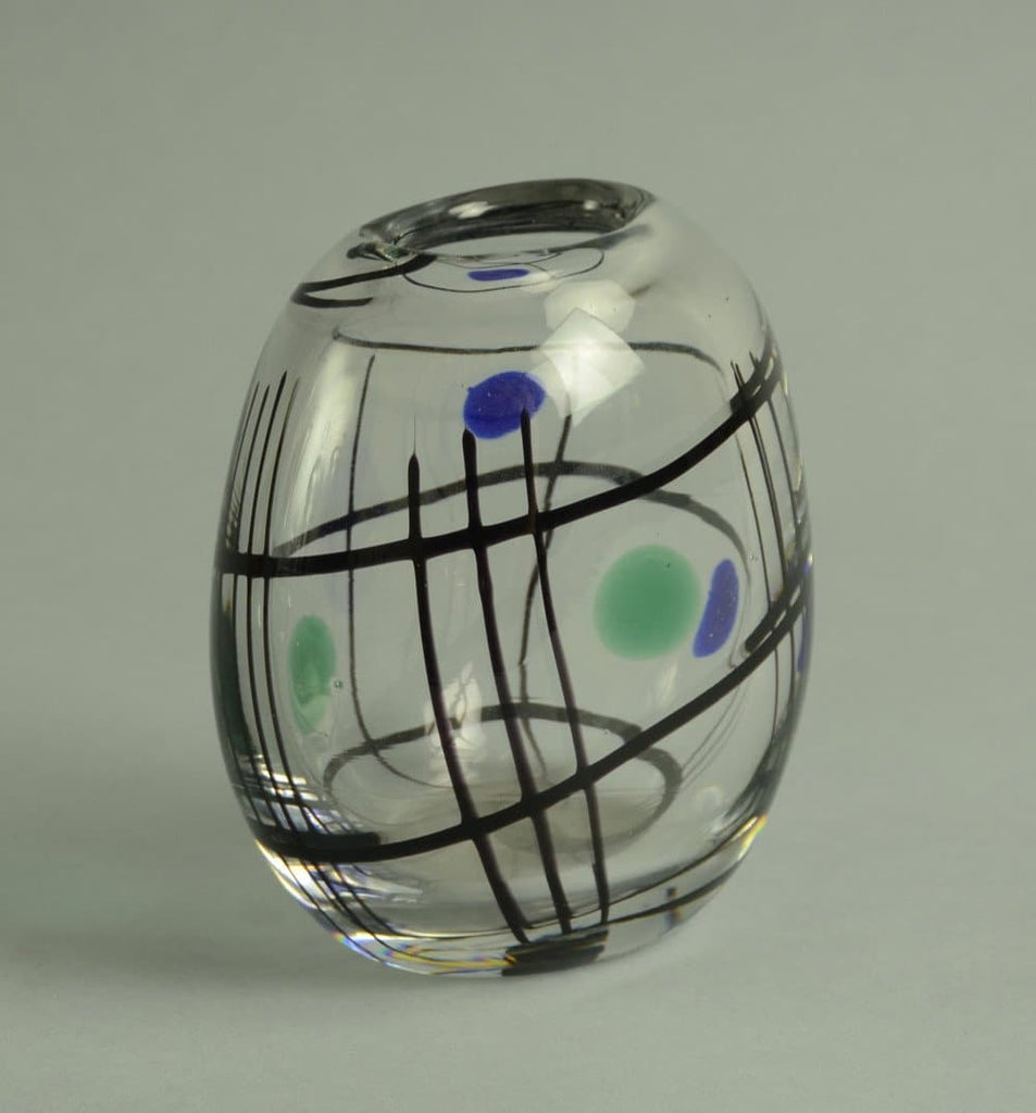 Glass vase by Vicke Lindstrand for Kosta N5328 - Freeforms