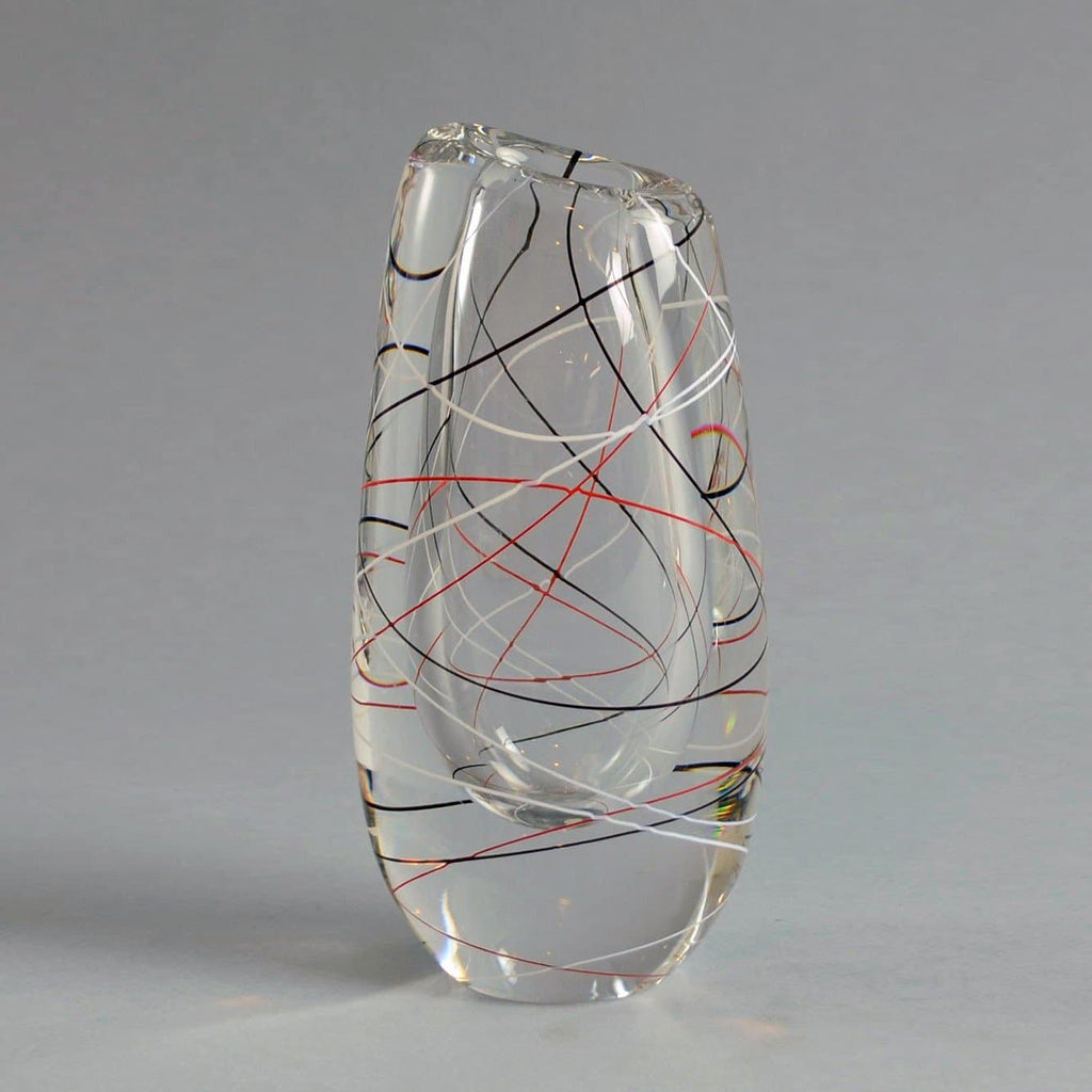 Glass vase by Vicke Lindstrand for Kosta N8338 - Freeforms