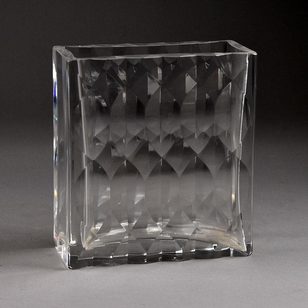 Göran Wärff for Kosta, cut glass vase N1878 - Freeforms