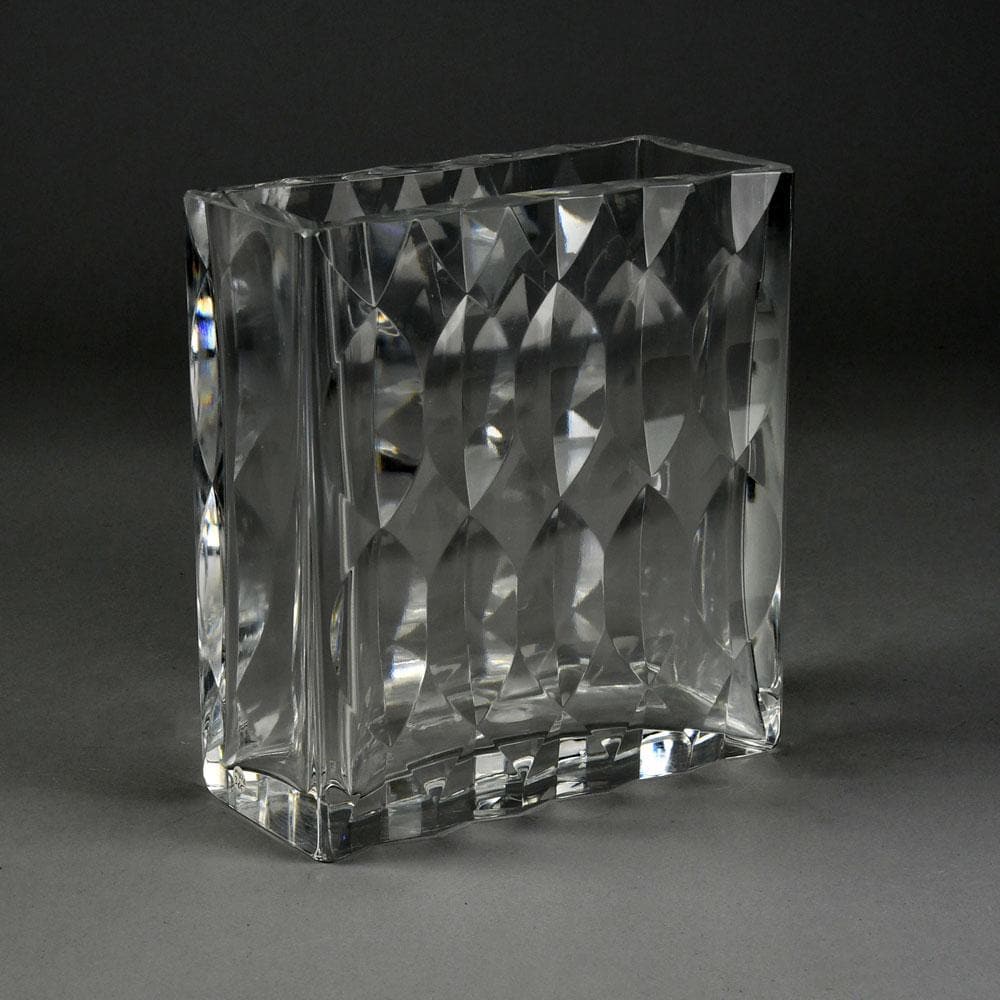 Göran Wärff for Kosta, cut glass vase N1878 - Freeforms