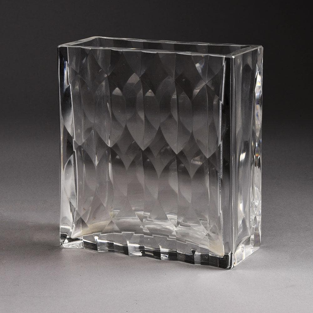 Göran Wärff for Kosta, cut glass vase N1878 - Freeforms