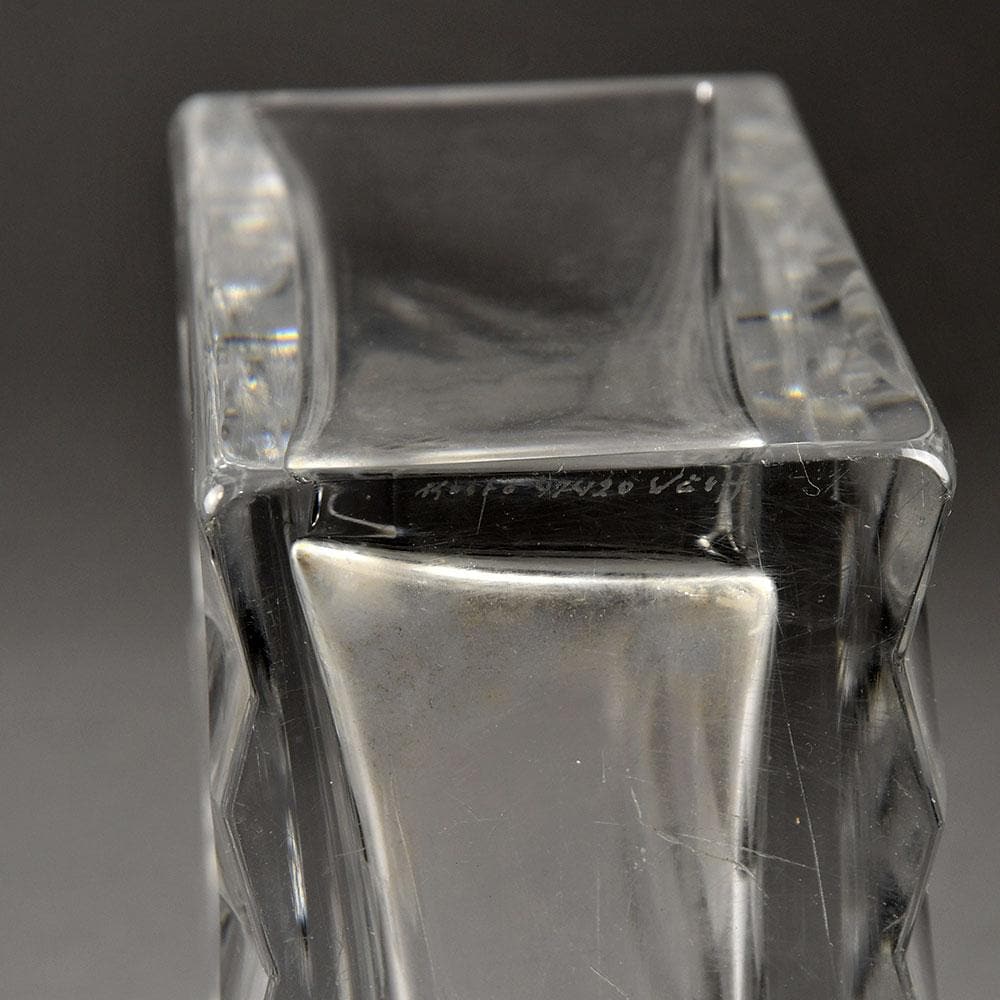 Göran Wärff for Kosta, cut glass vase N1878 - Freeforms