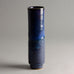 Gorge Hohlt vase with dripping glossy blue glaze E7030 - Freeforms