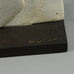 Gotlind Weigel, Germany stoneware sculpture on wooden base E7425 - Freeforms