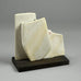 Gotlind Weigel, Germany stoneware sculpture on wooden base E7425 - Freeforms