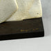 Gotlind Weigel, Germany stoneware sculpture on wooden base E7425 - Freeforms