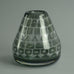 Gray glass "Ariel" vase by Ingeborg Lundin for Orrefors A1657 - Freeforms