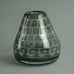Gray glass "Ariel" vase by Ingeborg Lundin for Orrefors A1657 - Freeforms