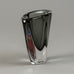 Gray glass "Sommerso" vase by Nils Landberg for Orrefors G9396 - Freeforms