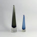 Gray glass vase by Timo Sarpaneva for Iittala N5794 - Freeforms