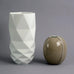 Gray porcelain vase by Elisabeth Pott-Bischofberger for Hutschenreuther B3875 - Freeforms