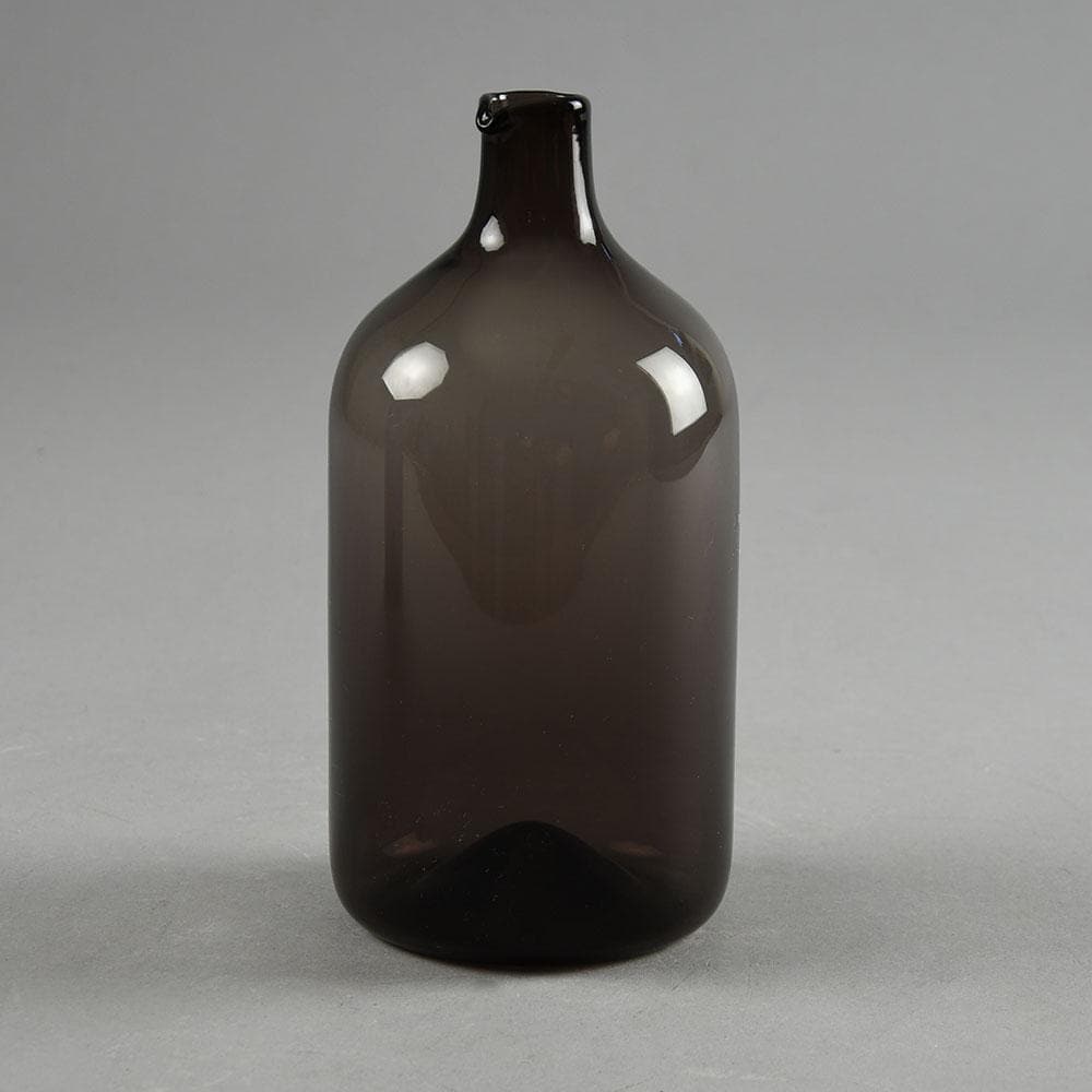 Gray/brown "I-glass" decanter by Timo Sarpaneva for Iittala N8227 - Freeforms