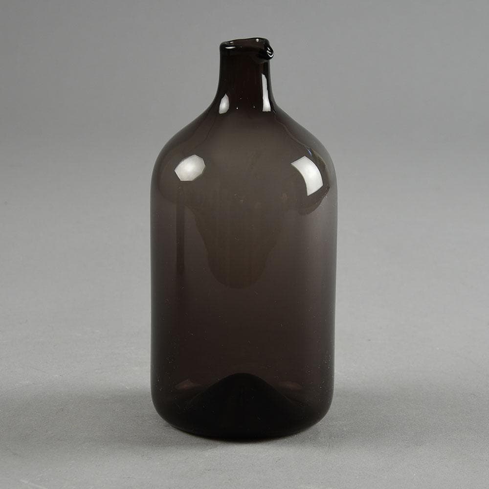 Gray/brown "I-glass" decanter by Timo Sarpaneva for Iittala N8227 - Freeforms