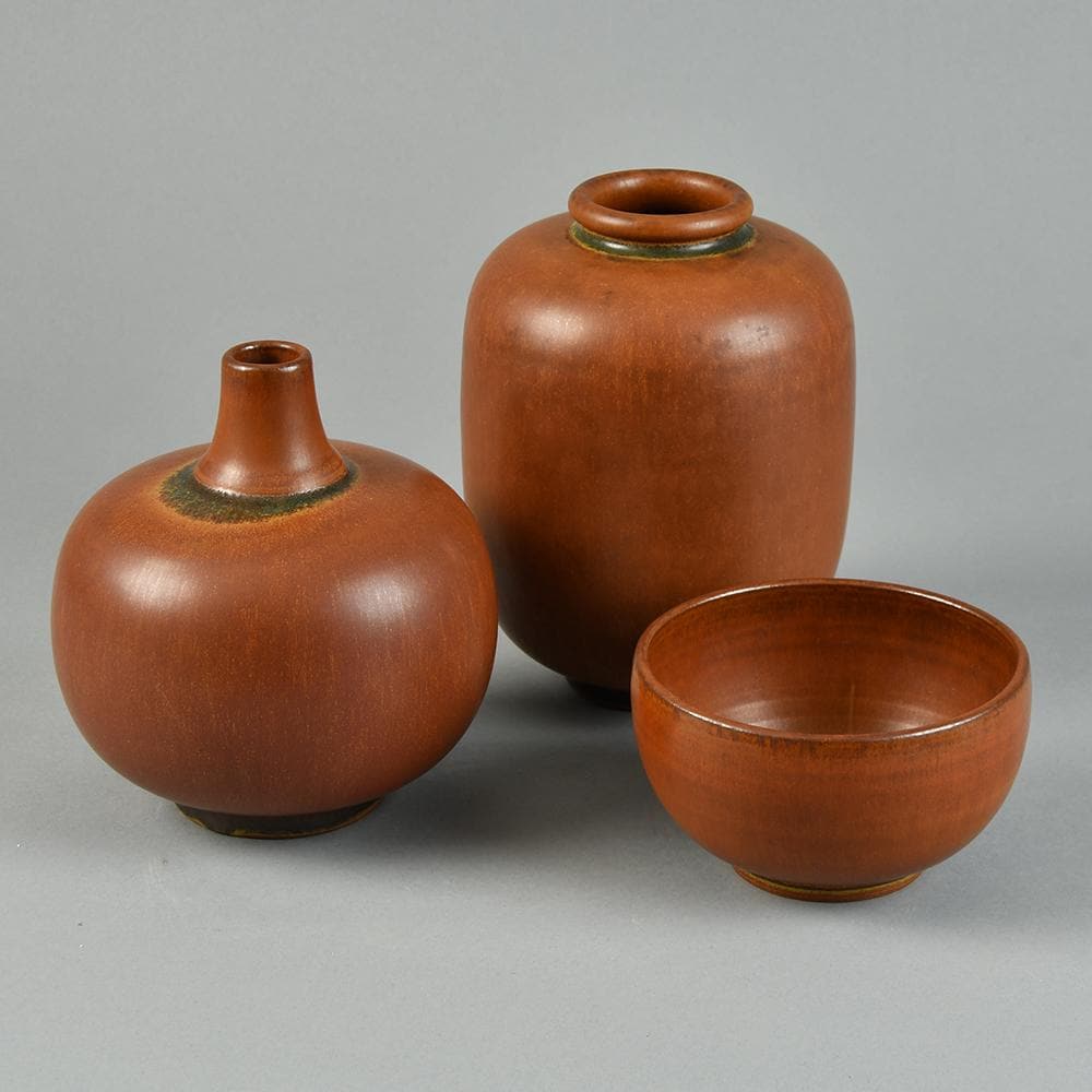 Group of vessels by Erich and Ingrid Triller for Tobo - Freeforms