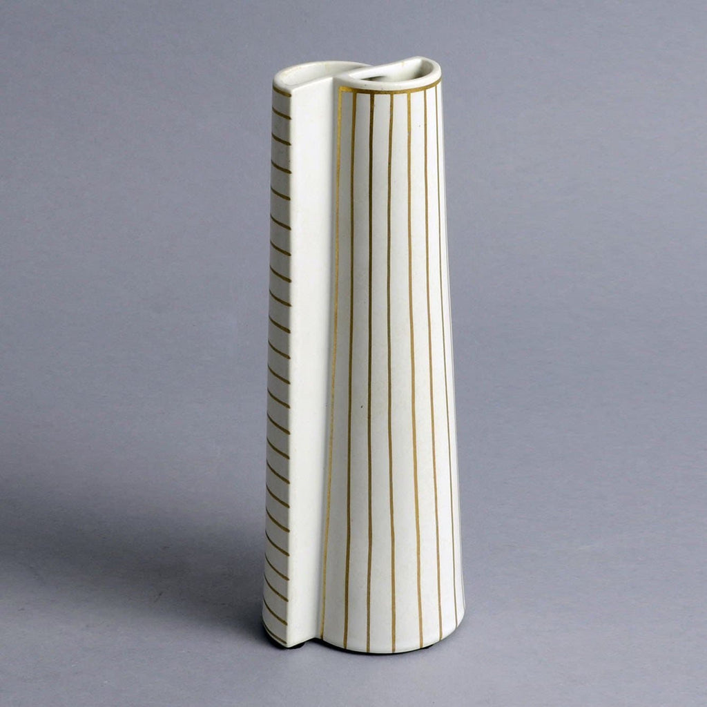 "Guldsurrea" stoneware vase by Wilhelm Kåge N7824 and N7738 $785 each - Freeforms