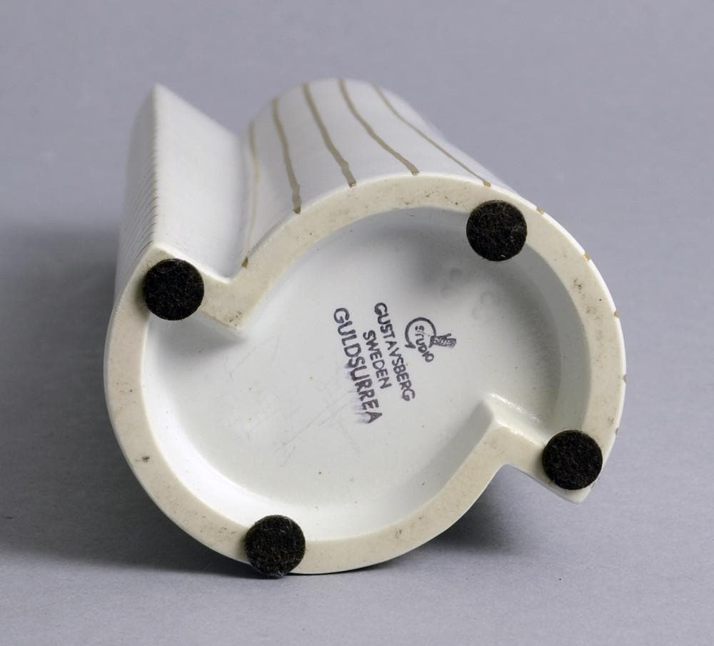 "Guldsurrea" stoneware vase by Wilhelm Kåge N7824 and N7738 $785 each - Freeforms