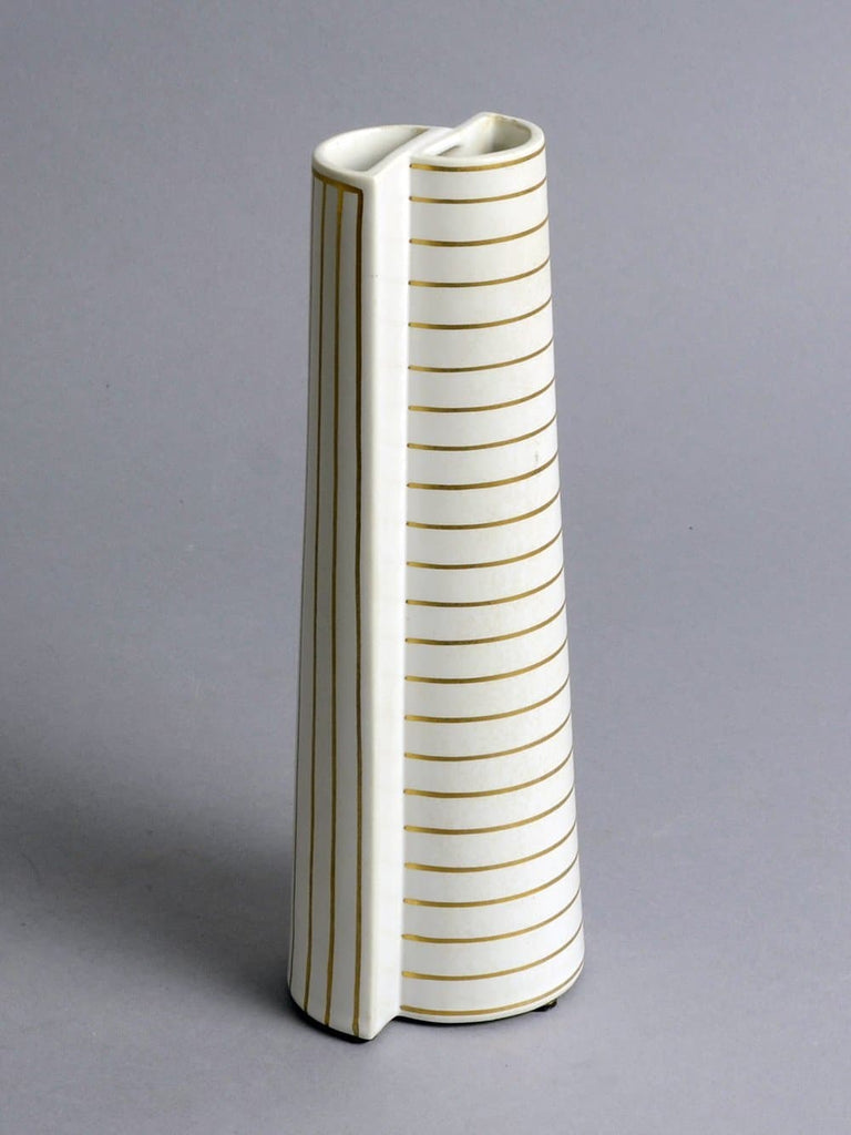 "Guldsurrea" stoneware vase by Wilhelm Kåge N7824 and N7738 $785 each - Freeforms