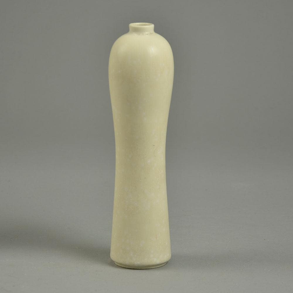 Gunnar Nylund for Rorstrand, bulbous stoneware vase with white glaze F8164 - Freeforms