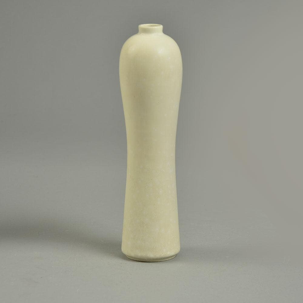Gunnar Nylund for Rorstrand, bulbous stoneware vase with white glaze F8164 - Freeforms