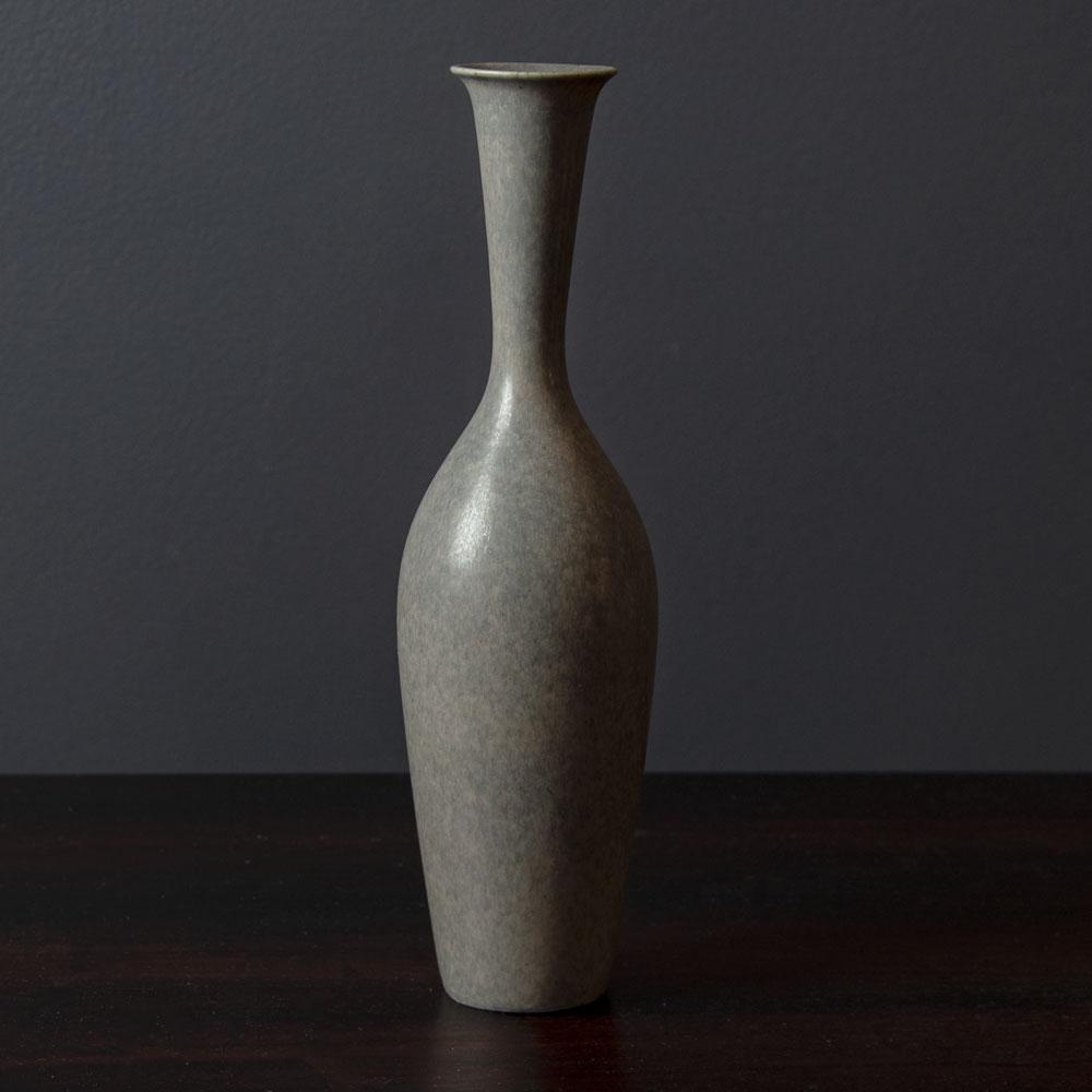 Gunnar Nylund for Rorstrand, ceramic vase with blue gray glaze G9419 - Freeforms