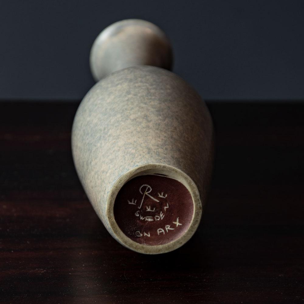 Gunnar Nylund for Rorstrand, ceramic vase with blue gray glaze G9419 - Freeforms