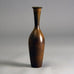 Gunnar Nylund for Rorstrand, ceramic vase with brown glaze D6282 - Freeforms