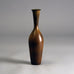 Gunnar Nylund for Rorstrand, ceramic vase with brown glaze D6282 - Freeforms