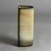 Gunnar Nylund for Rorstrand rectangular vase with brown glaze E7259 - Freeforms