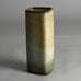 Gunnar Nylund for Rorstrand rectangular vase with brown glaze E7259 - Freeforms