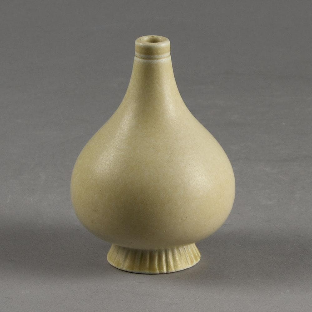 Gunnar Nylund for Rorstrand small vase with matte white glaze F8076 - Freeforms