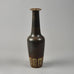 Gunnar Nylund for Rörstrand, Stoneware vase with brown glaze G9168 - Freeforms