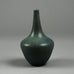 Gunnar Nylund for Rorstrand Stoneware vase with matte blue and olive glaze F8168 - Freeforms