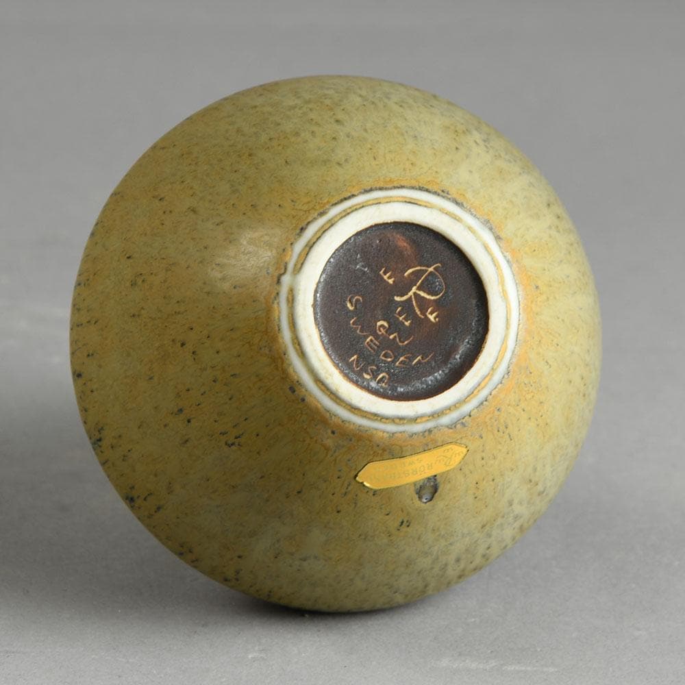 Gunnar Nylund for Rörstrand, Sweden, stoneware vase with pale brown matte glaze E7258 - Freeforms