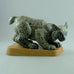 Gunnar Nylund, Rorstrand Unique stoneware figure of a lynx D6060 - Freeforms